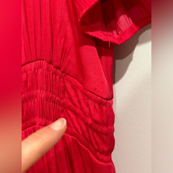 ANTHROPOLOGIE Somerset Maxi Dress, Magenta, XXS - Picture 11 of 11